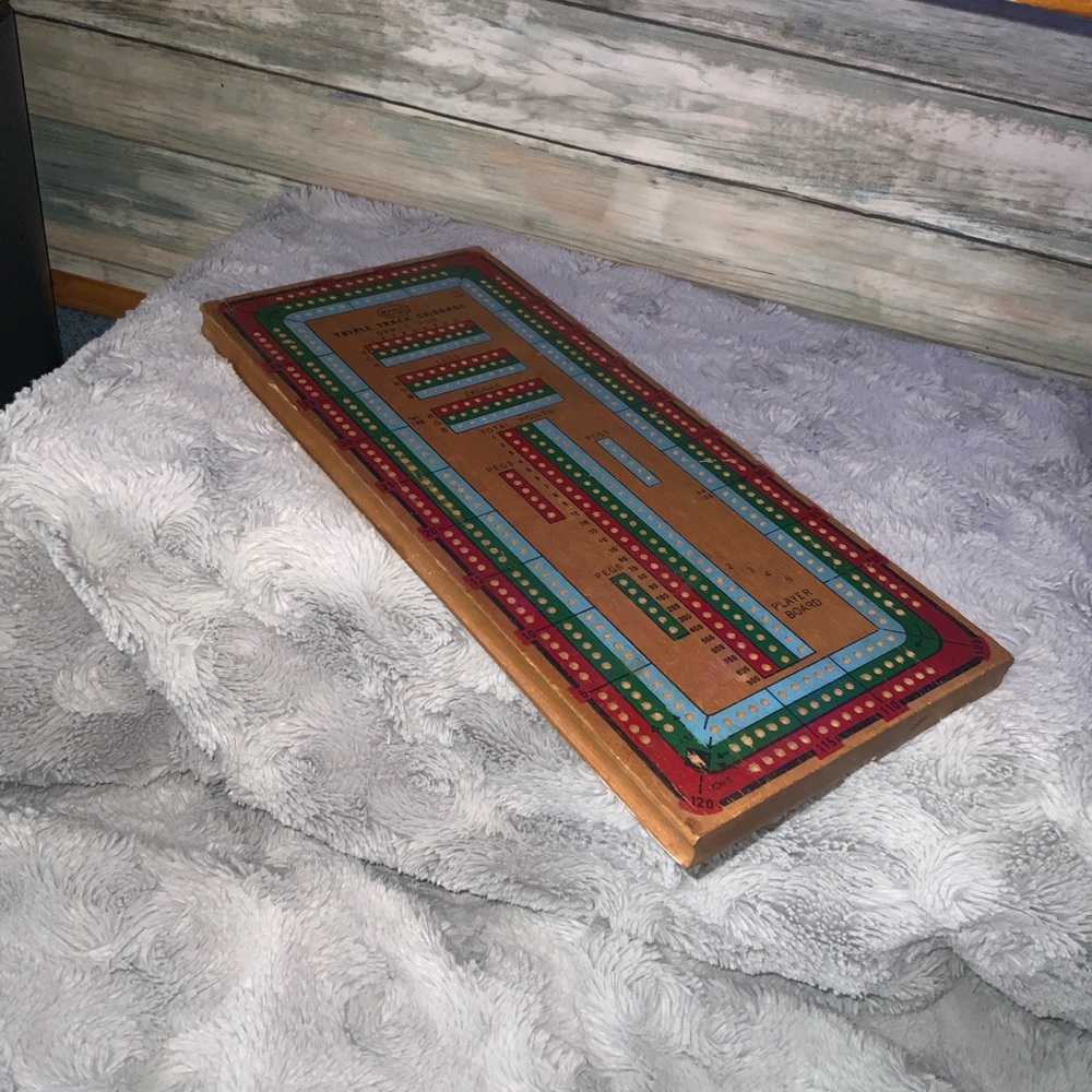 Vintage Wooden Board Game